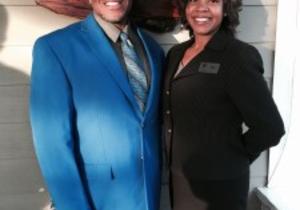 Anthony and his Pioneer Job Developer, LaShanya Topps